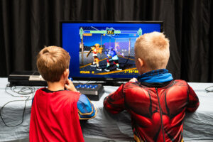 Gaming at Comic Con Brussels